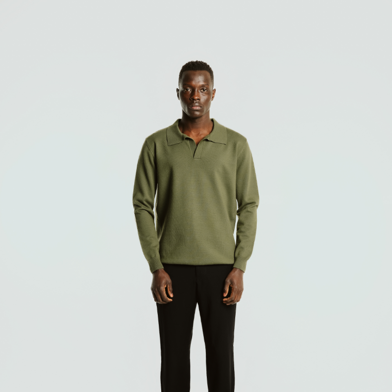 Olive Polo T-Shirt