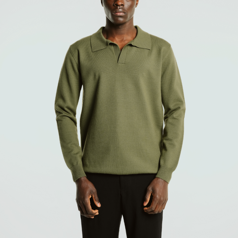 Olive Polo T-Shirt