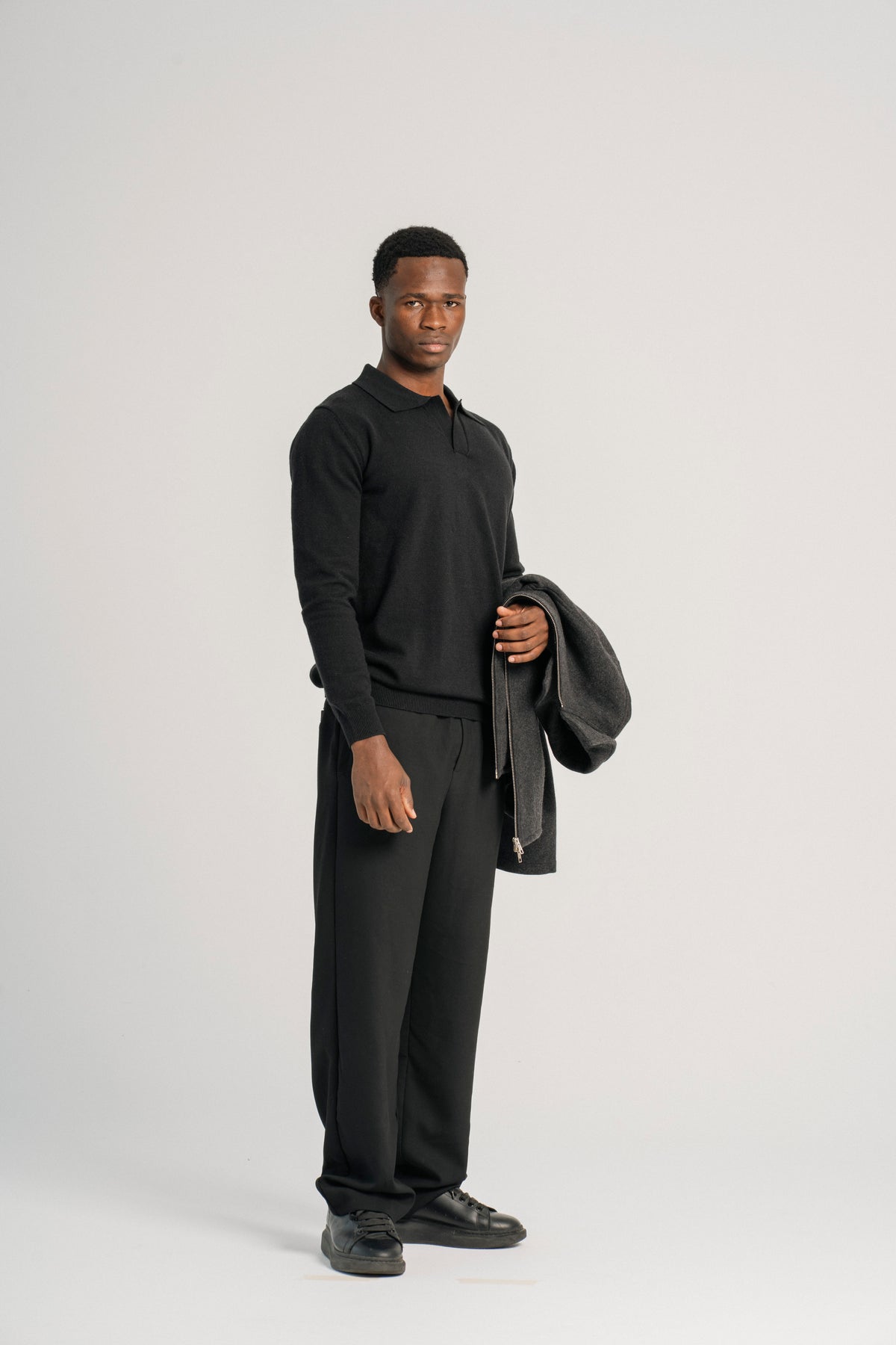 OPALE polo worn in an interior campaign