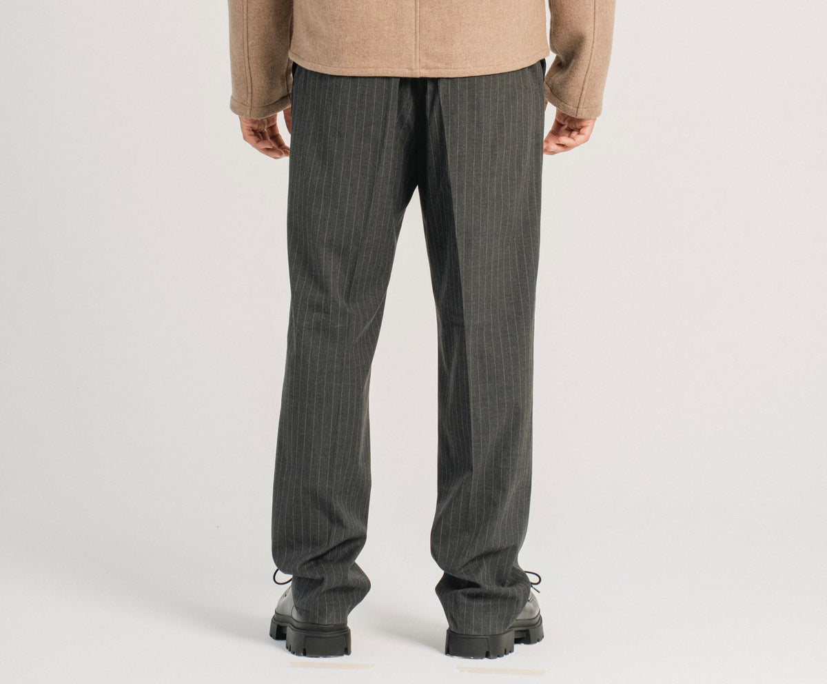 Relaxed Fit Stripped Trousers